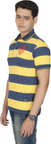 Outtaskin Striped Men's Polo Neck T-Shirt