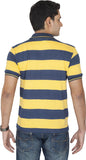 Outtaskin Striped Men's Polo Neck T-Shirt