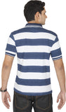 Outtaskin Striped Men's Polo Neck T-Shirt
