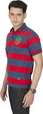 Outtaskin Striped Men's Polo Neck T-Shirt