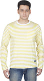 Outtaskin Striped Men's Round Neck T-Shirt