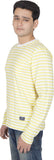 Outtaskin Striped Men's Round Neck T-Shirt