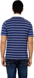 Okane Striped Men's Polo Neck T-Shirt