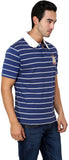 Okane Striped Men's Polo Neck T-Shirt