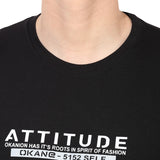 Okane Solid Men's Round Neck T-Shirt