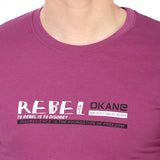 Okane Solid Men's Round Neck T-Shirt
