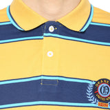 Okane Self Design Men's Polo Neck T-Shirt
