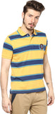 Okane Self Design Men's Polo Neck T-Shirt