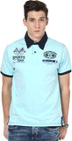Okane Self Design Men's Polo Neck T-Shirt