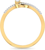WearYourShine by PCJ The Dawnetta Gold Diamond 18 K Ring