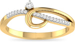 WearYourShine by PCJ The Dawnetta Gold Diamond 18 K Ring