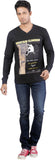 Oviyon Printed Men's V-neck T-Shirt
