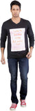 Oviyon Printed Men's V-neck T-Shirt