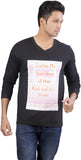 Oviyon Printed Men's V-neck T-Shirt