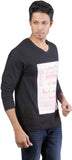 Oviyon Printed Men's V-neck T-Shirt