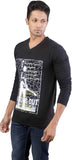 Oviyon Printed Men's V-neck T-Shirt
