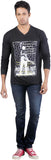 Oviyon Printed Men's V-neck T-Shirt