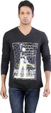 Oviyon Printed Men's V-neck T-Shirt