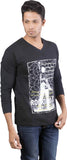 Oviyon Printed Men's V-neck T-Shirt