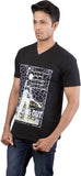 Oviyon Printed Men's V-neck T-Shirt
