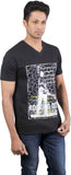 Oviyon Printed Men's V-neck T-Shirt