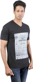 Oviyon Printed Men's V-neck T-Shirt