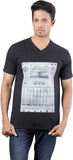 Oviyon Printed Men's V-neck T-Shirt