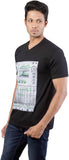 Oviyon Printed Men's V-neck T-Shirt