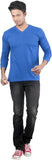 Oviyon Solid Men's V-neck T-Shirt