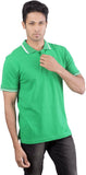 Oviyon Solid Men's Polo Neck T-Shirt