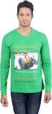 Oviyon Printed Men's V-neck T-Shirt