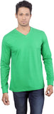 Oviyon Solid Men's V-neck T-Shirt