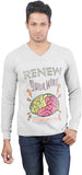 Oviyon Printed Men's V-neck T-Shirt