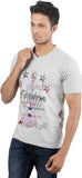 Oviyon Printed Men's V-neck T-Shirt