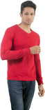 Oviyon Solid Men's V-neck T-Shirt