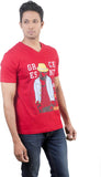 Oviyon Printed Men's V-neck T-Shirt