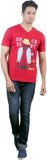 Oviyon Printed Men's V-neck T-Shirt
