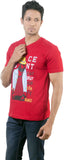 Oviyon Printed Men's V-neck T-Shirt