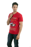 Oviyon Printed Men's V-neck T-Shirt