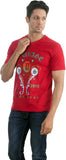 Oviyon Printed Men's V-neck T-Shirt