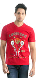 Oviyon Printed Men's V-neck T-Shirt