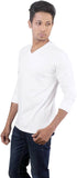 Oviyon Solid Men's V-neck T-Shirt