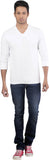 Oviyon Solid Men's V-neck T-Shirt