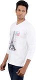 Oviyon Printed Men's V-neck T-Shirt