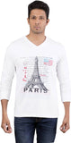 Oviyon Printed Men's V-neck T-Shirt