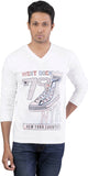 Oviyon Printed Men's V-neck T-Shirt