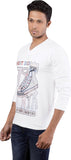 Oviyon Printed Men's V-neck T-Shirt