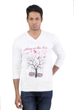 Oviyon Printed Men's V-neck T-Shirt
