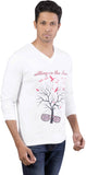 Oviyon Printed Men's V-neck T-Shirt