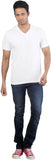 Oviyon Solid Men's V-neck T-Shirt